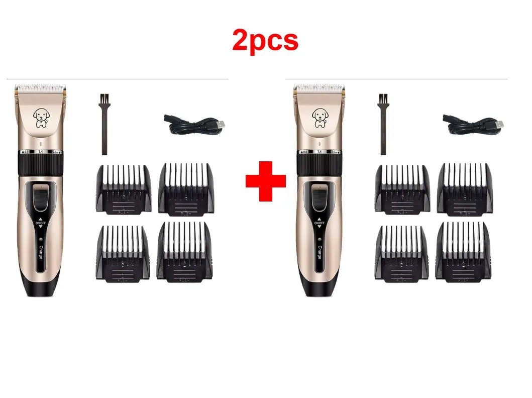 Gogetcart Professional Pet Hair Clipper – Dog & Cat Grooming Shaver with Titanium Ceramic Blade, Rechargeable Hair Trimmer