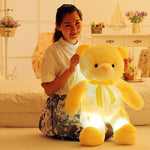 Gogetcart LED Light-Up Teddy Bear Plush Toy – Colorful Glowing Stuffed Animal, Christmas & Birthday Gift for Kids