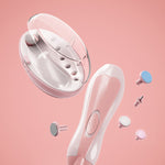 Gogetcart Multifunctional Baby Nail Polisher Kit – Electric Manicure Set with Safe Nail Trimmer for Newborns & Kids