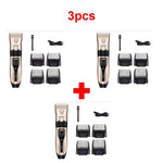 Gogetcart Professional Pet Hair Clipper – Dog & Cat Grooming Shaver with Titanium Ceramic Blade, Rechargeable Hair Trimmer