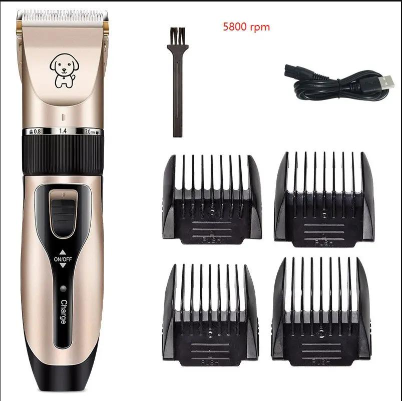 Gogetcart Professional Pet Hair Clipper – Dog & Cat Grooming Shaver with Titanium Ceramic Blade, Rechargeable Hair Trimmer