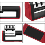 Gogetcart Professional 3-Stage Knife Sharpener – Diamond, Ceramic & Coarse Sharpening Tool with Non-Slip Base