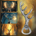 Gogetcart Deer Antler Bottle Opener – Vintage Zinc Alloy Beer & Wine Opener for Parties, Bars & Gifts