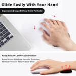 Gogetcart Ergonomic Mouse Pad with Wrist Rest – Silicone Gel Non-Slip Support for Office & Gaming