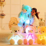 Gogetcart LED Light-Up Teddy Bear Plush Toy – Colorful Glowing Stuffed Animal, Christmas & Birthday Gift for Kids