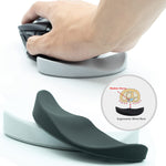 Gogetcart Ergonomic Mouse Pad with Wrist Rest – Silicone Gel Non-Slip Support for Office & Gaming