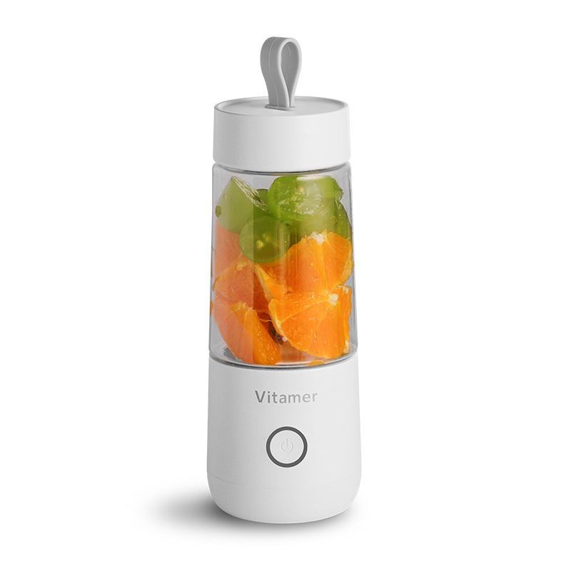 Gogetcart 350ml Portable Blender Juicer – USB Rechargeable Smoothie Maker Bottle with Stainless Steel Blades