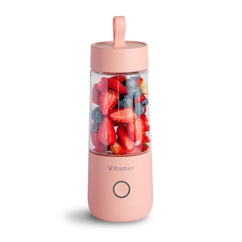 Gogetcart 350ml Portable Blender Juicer – USB Rechargeable Smoothie Maker Bottle with Stainless Steel Blades