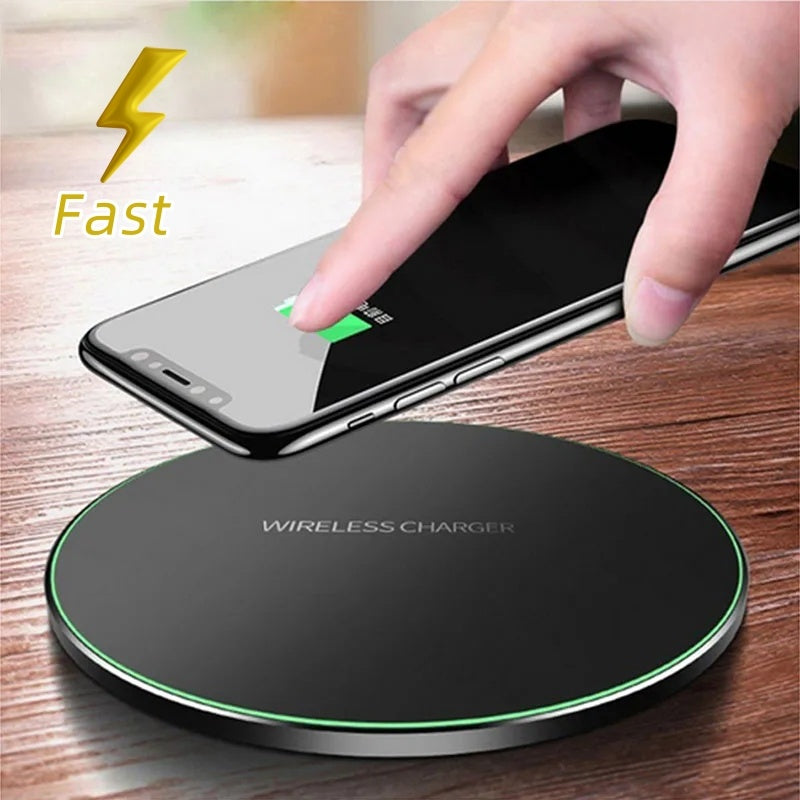 Gogetcart Fast Wireless Charger Pad – High Speed Charging for iPhone & Samsung