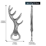 Gogetcart Deer Antler Bottle Opener – Vintage Zinc Alloy Beer & Wine Opener for Parties, Bars & Gifts