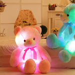 Gogetcart LED Light-Up Teddy Bear Plush Toy – Colorful Glowing Stuffed Animal, Christmas & Birthday Gift for Kids