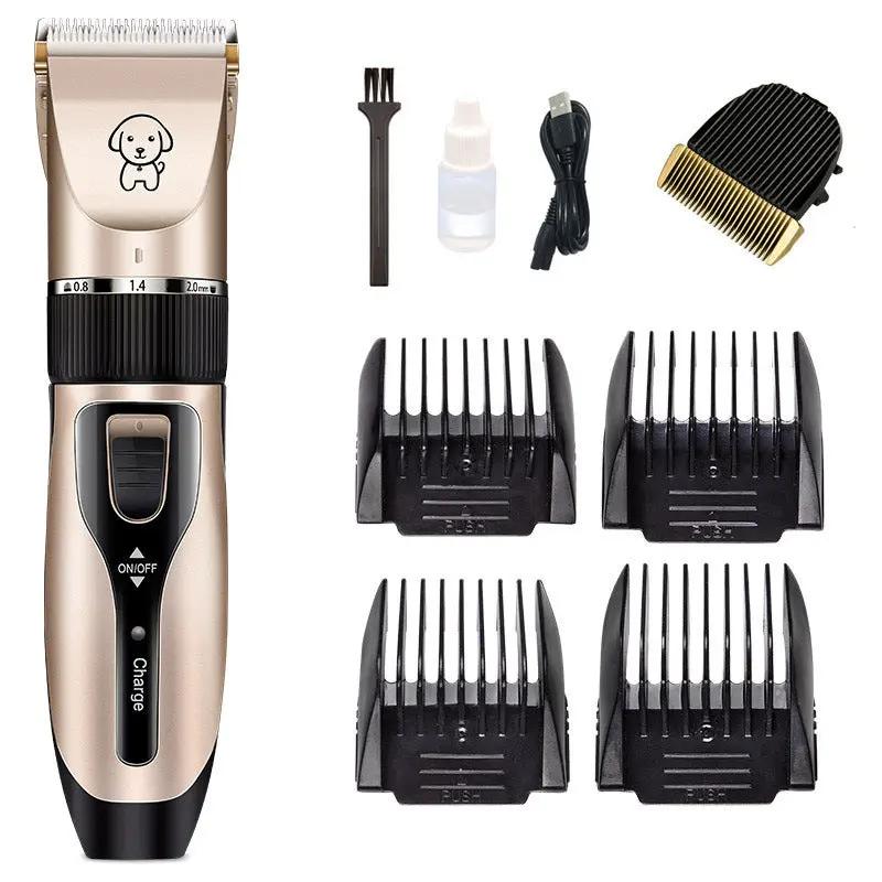 Gogetcart Professional Pet Hair Clipper – Dog & Cat Grooming Shaver with Titanium Ceramic Blade, Rechargeable Hair Trimmer