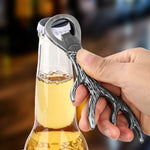 Gogetcart Deer Antler Bottle Opener – Vintage Zinc Alloy Beer & Wine Opener for Parties, Bars & Gifts