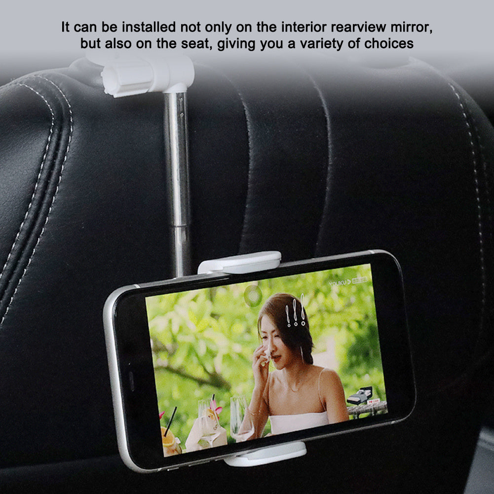 Gogetcart 360° Car Rearview Mirror Phone Holder – Universal Adjustable Mount for Smartphones