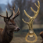 Gogetcart Deer Antler Bottle Opener – Vintage Zinc Alloy Beer & Wine Opener for Parties, Bars & Gifts