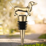 Gogetcart Dachshund Dog Wine Stopper – Cute Reusable Bottle Stopper for Wine & Champagne, Gift for Men & Women