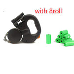 Gogetcart Retractable Dog Leash – Dual Small Dog Leash with Reflective Lights, 360° Swivel, Poop Bag Holder