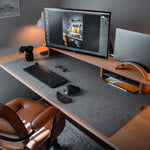 Gogetcart Ergonomic Mouse Pad with Wrist Rest – Silicone Gel Non-Slip Support for Office & Gaming